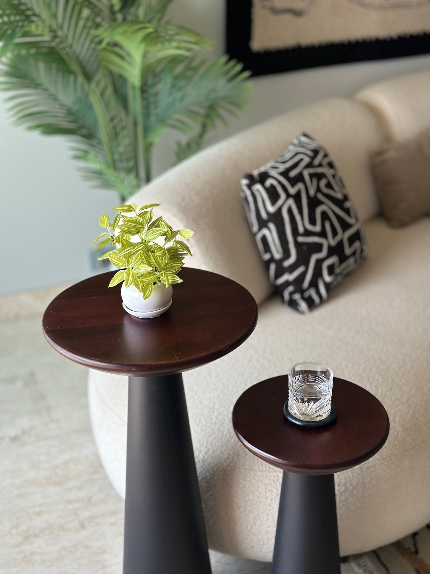 Artesia Walnut Side Table