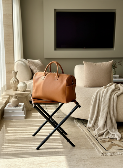 Naples Tan Foldable Luggage Rack