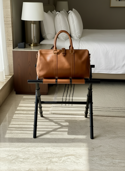 Naples Tan Foldable Luggage Rack