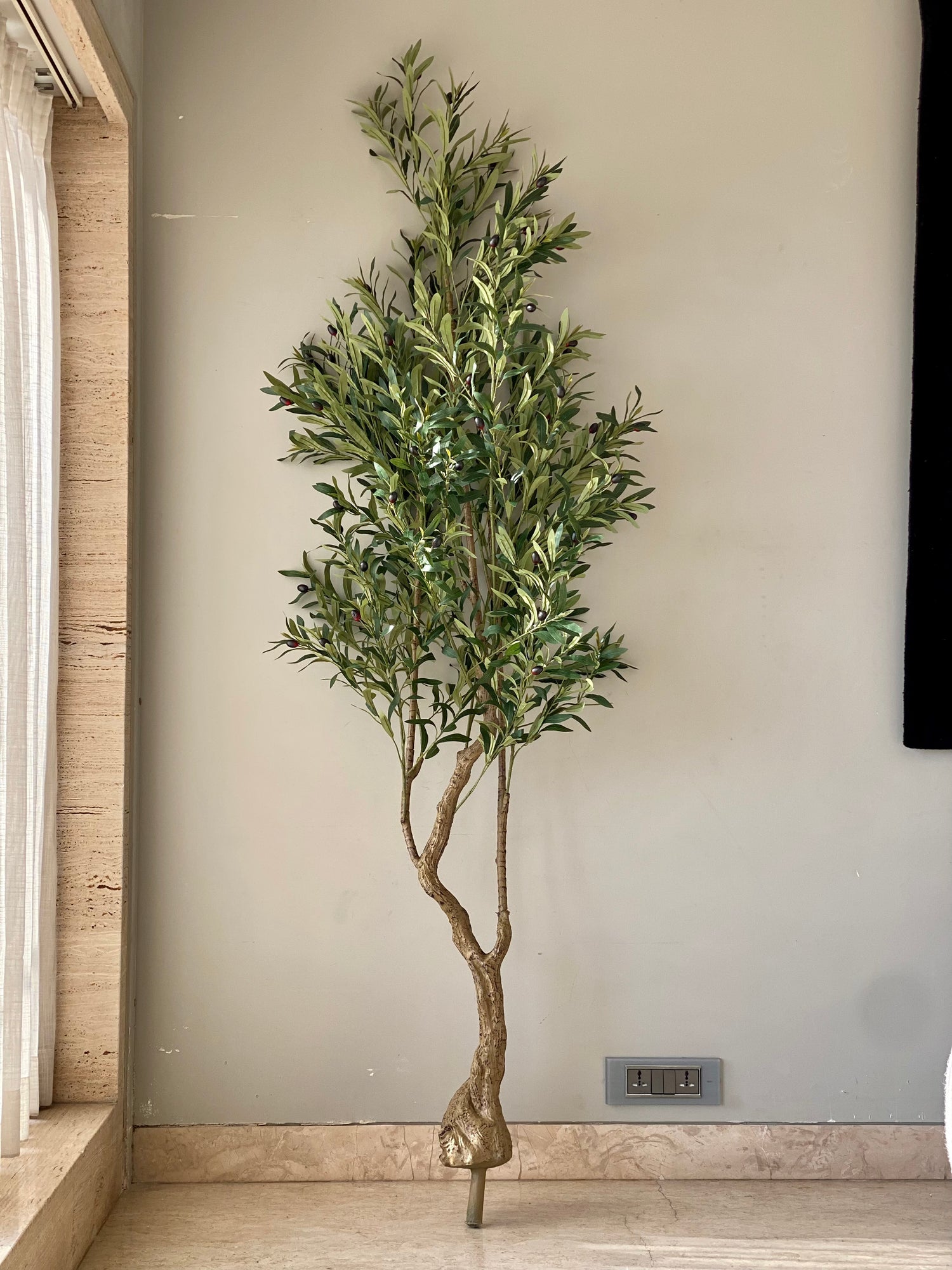 Artificial Olive Serene Plant - 7 Feet