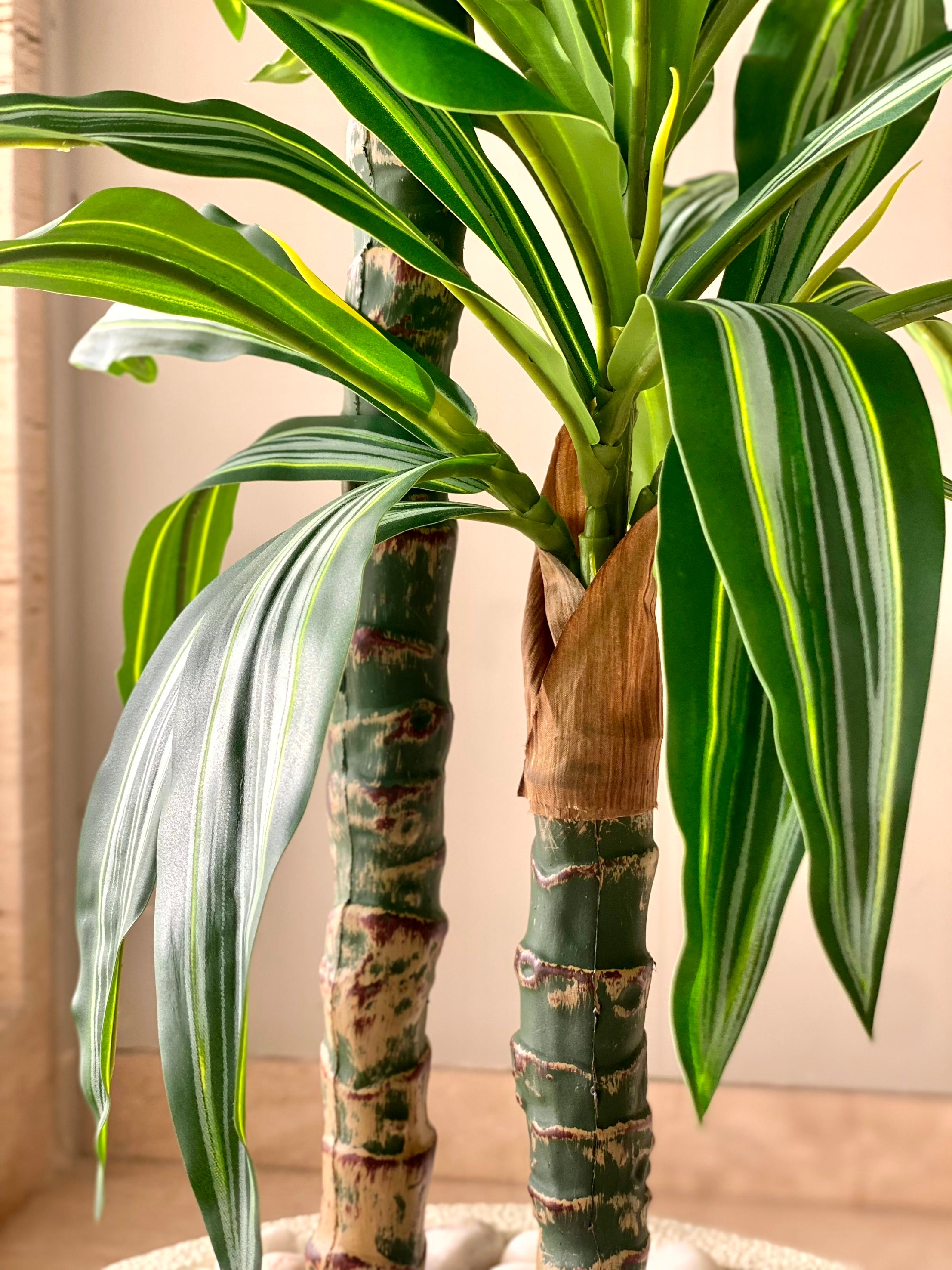 Artificial Layered Dracaena Plant - 3.3 Feet