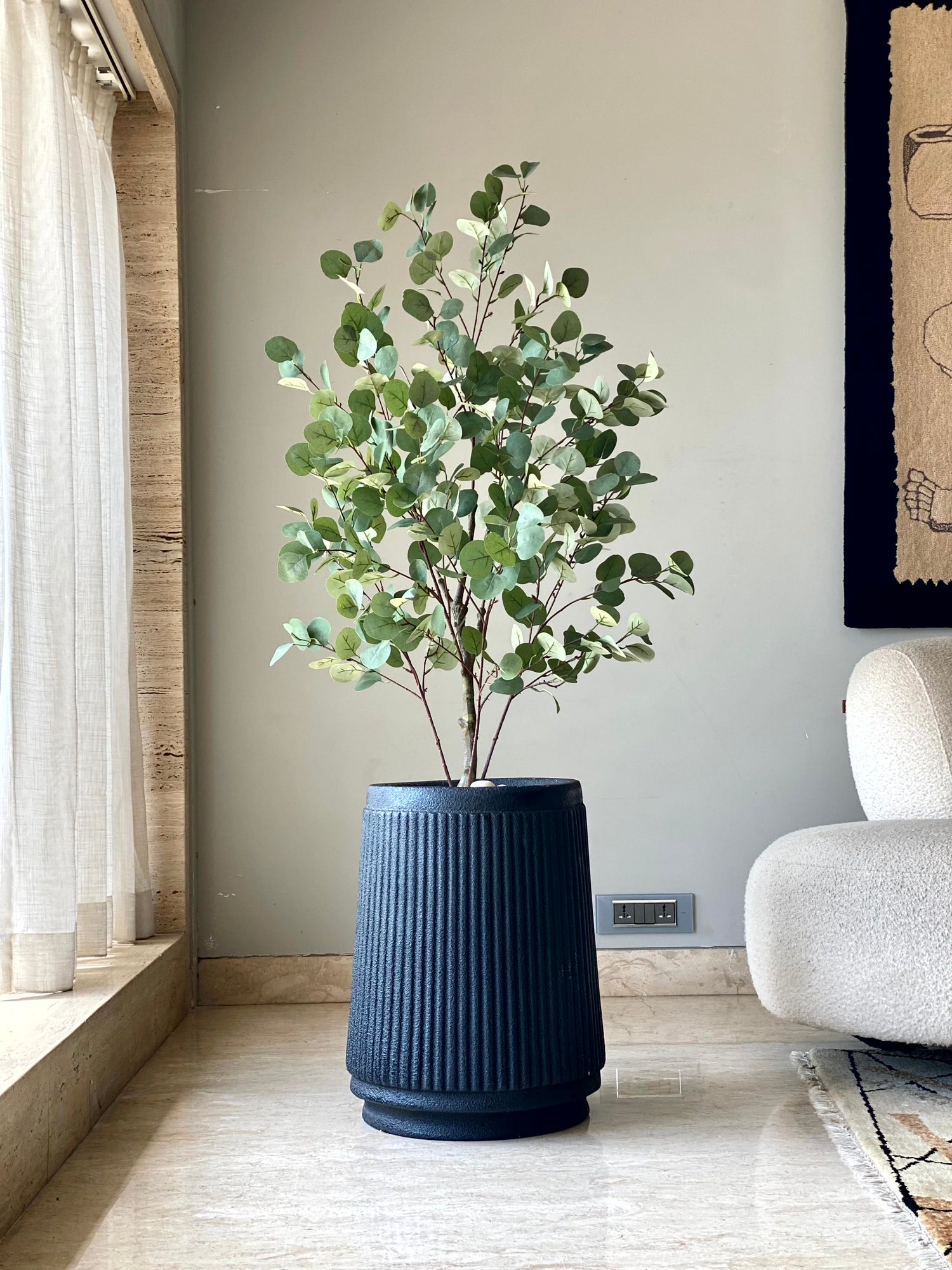 Artificial Eucalyptus Plant - 4 Feet