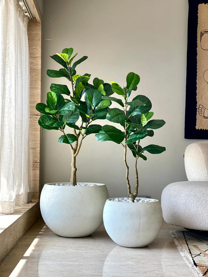 Artificial Natura Fiddle Leaf Plant - 4.3 Feet