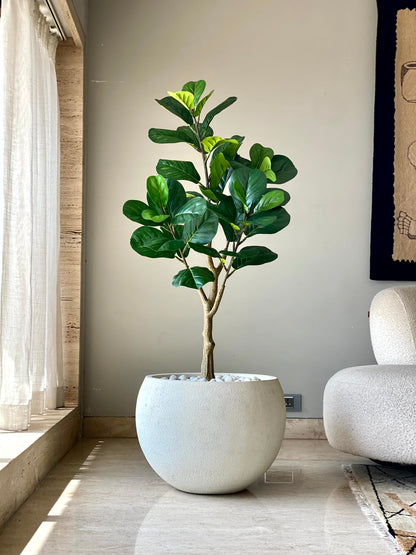 Artificial Natura Fiddle Leaf Plant - 4.3 Feet