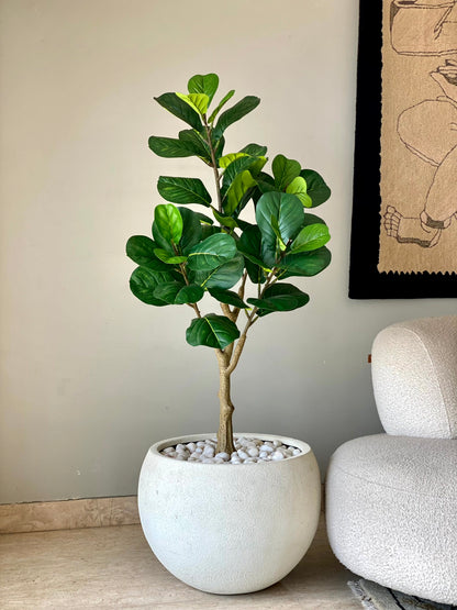 Artificial Natura Fiddle Leaf Plant - 4.3 Feet