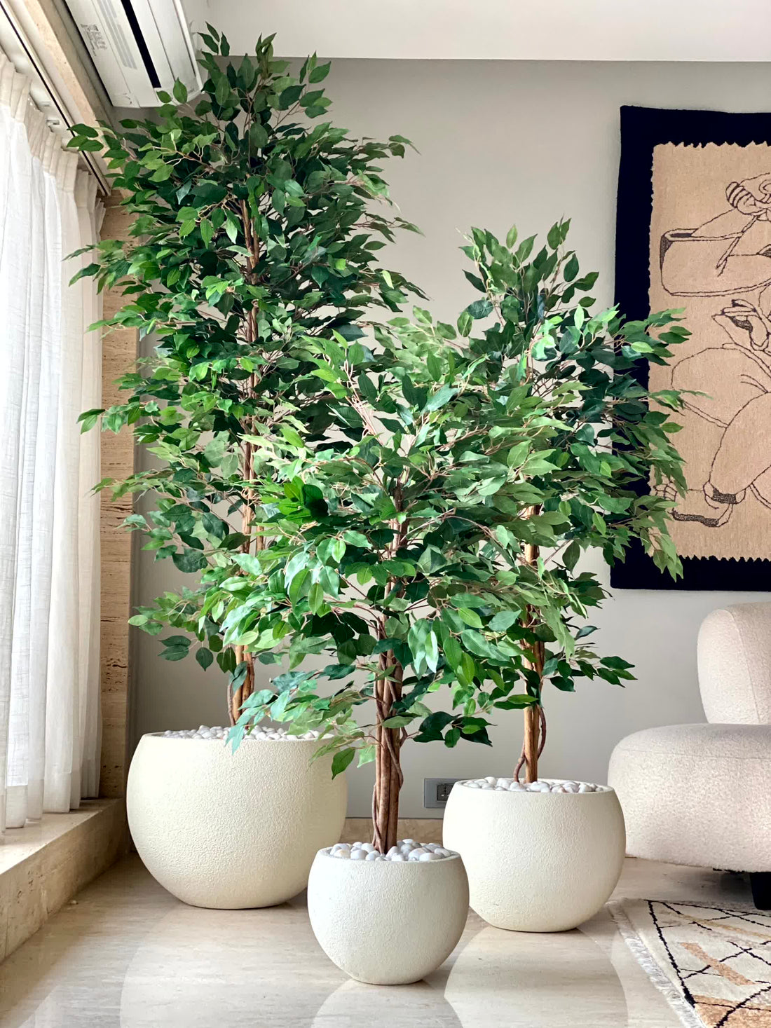 Artificial Weeping Ficus Plant - 4 Feet