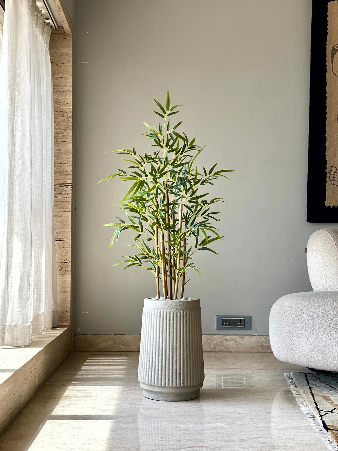 Artificial Statement Bamboo Plant - 3 Feet
