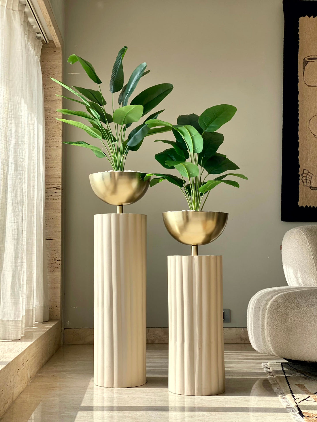Artificial Natura Traveller Palm Plant - 2.75 Feet