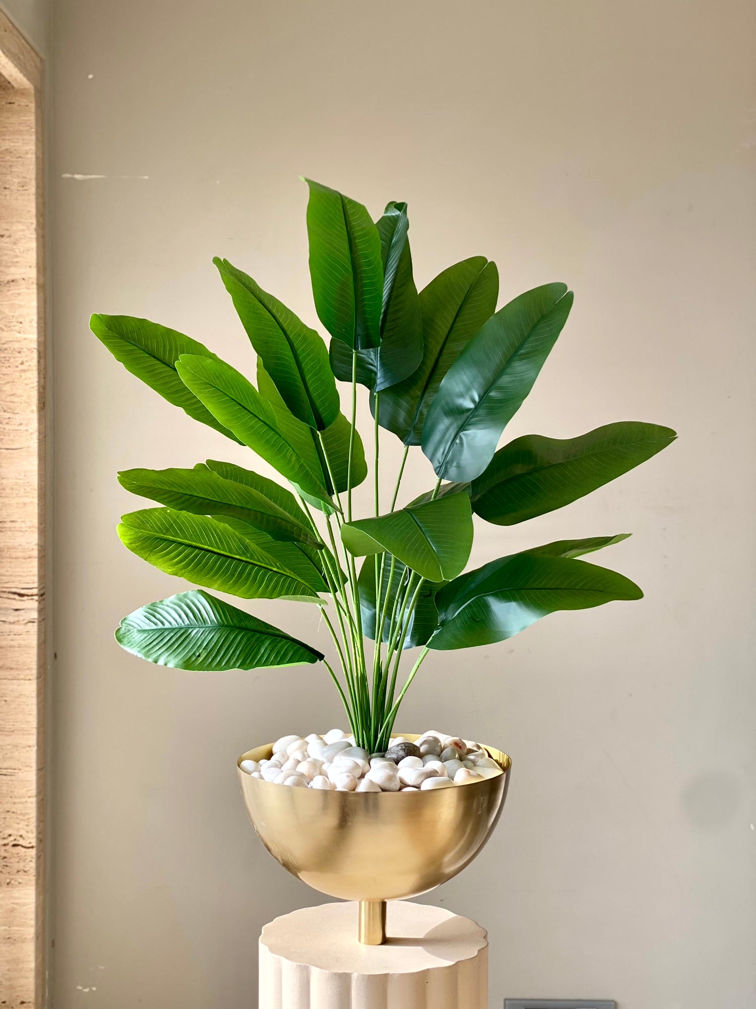 Artificial Natura Traveller Palm Plant - 2.75 Feet