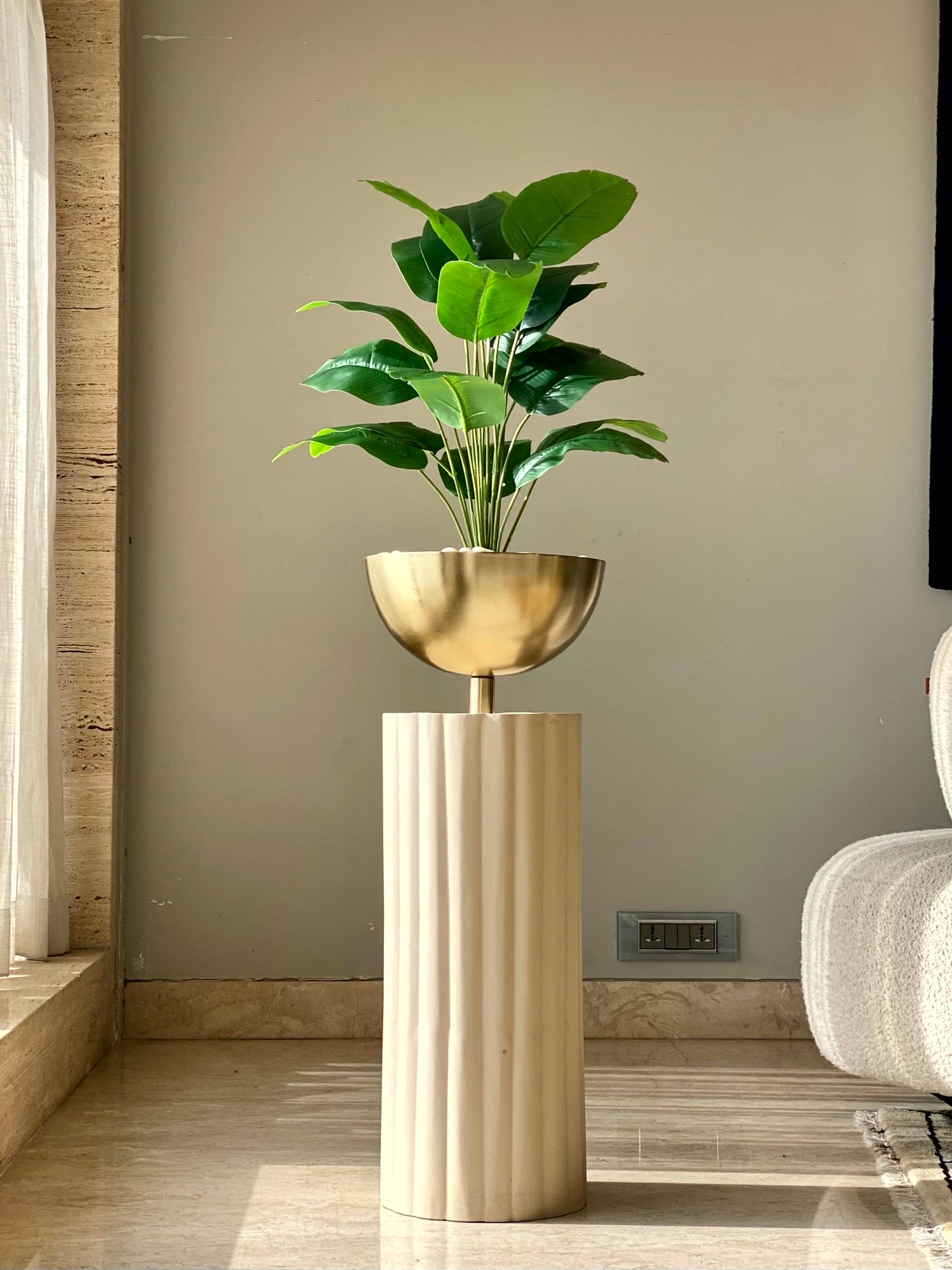 Artificial Broad Leaf Banana Plant - 2.6 Feet
