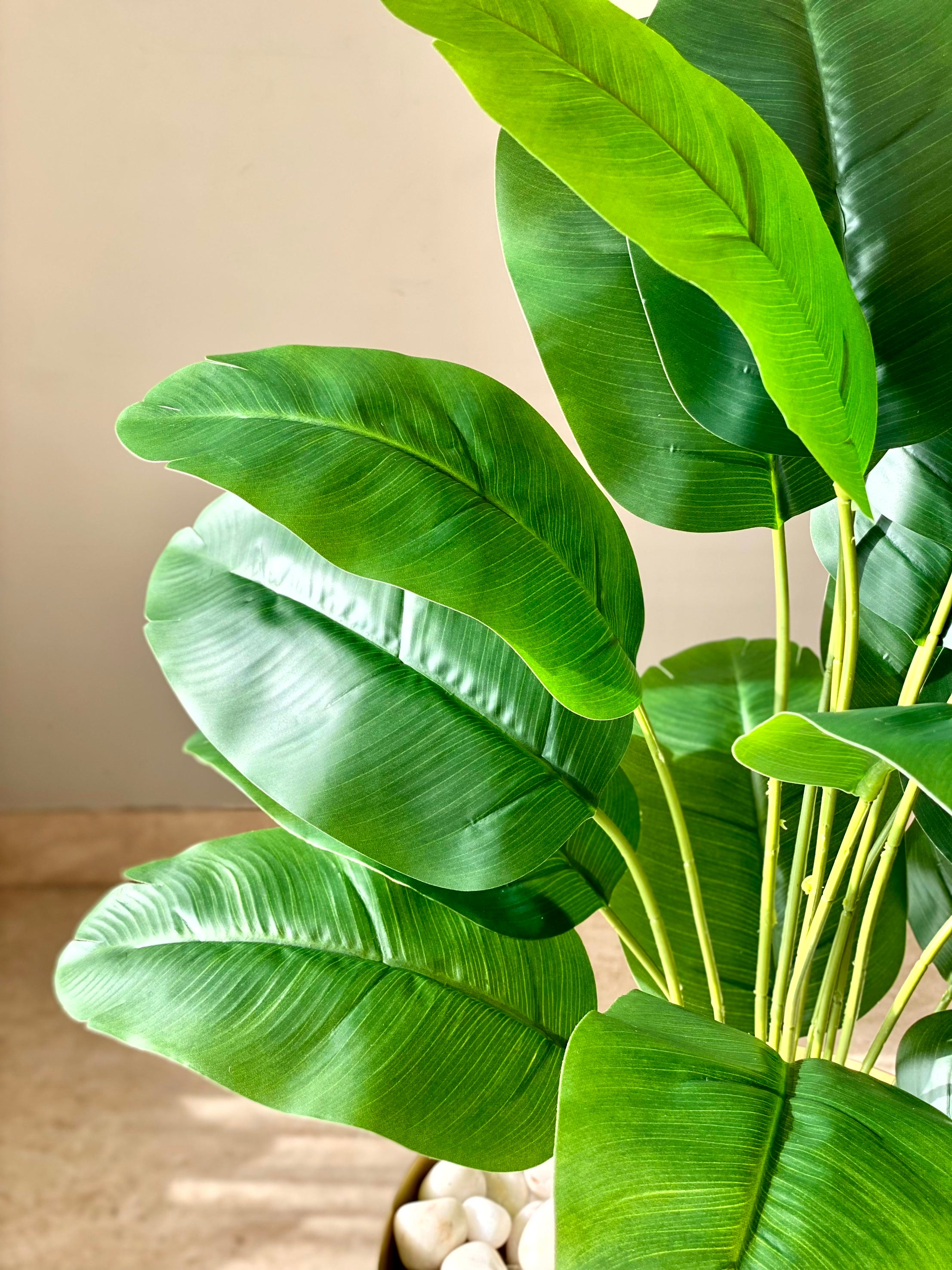 Artificial Broad Leaf Banana Plant - 2.6 Feet