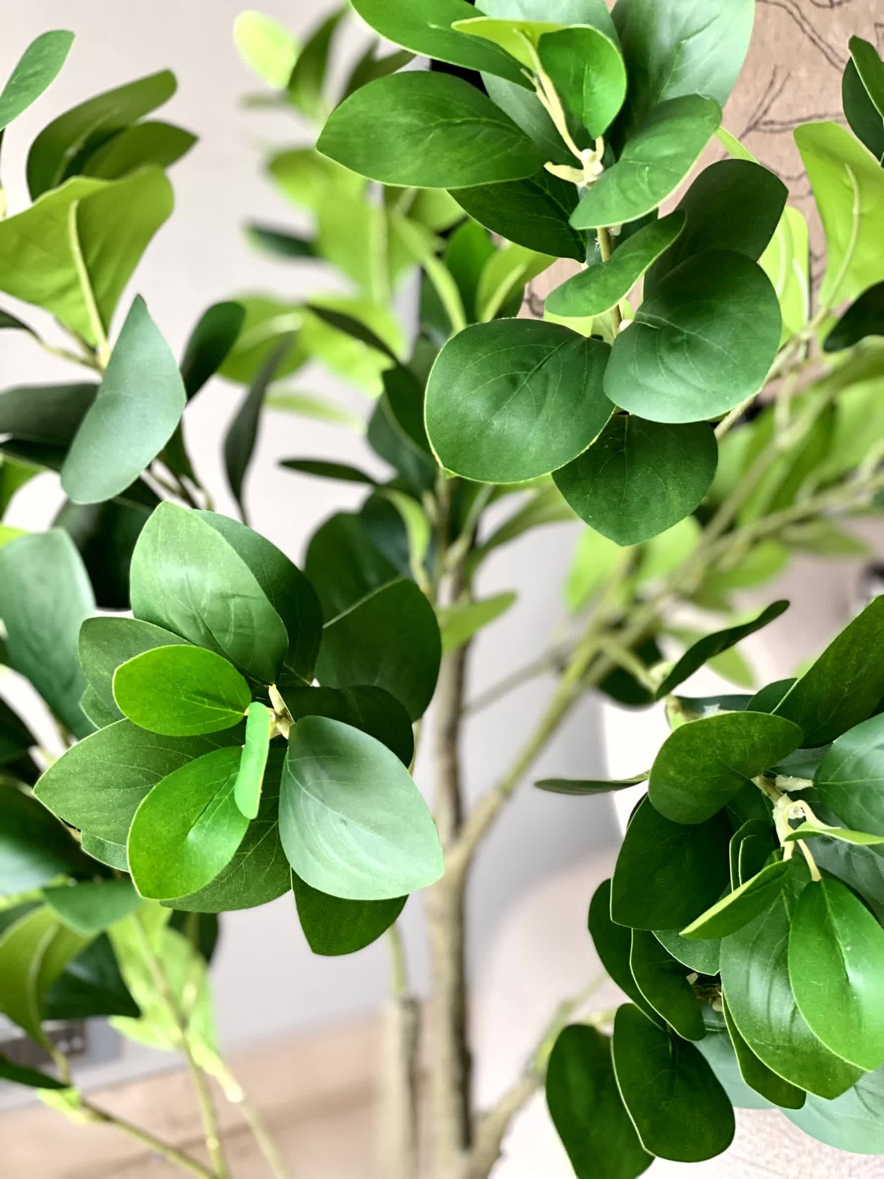 Artificial Lush Peperomia Plant  - 6 Feet