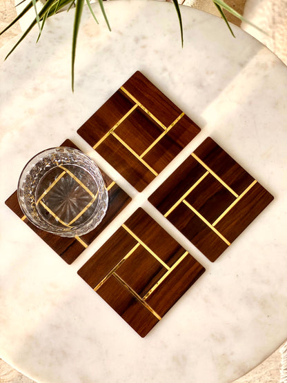 Solgold Coasters -Set of 4