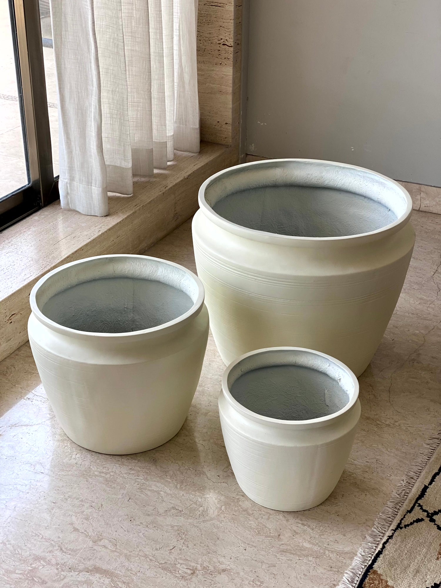 Morrow Planters - Ivory