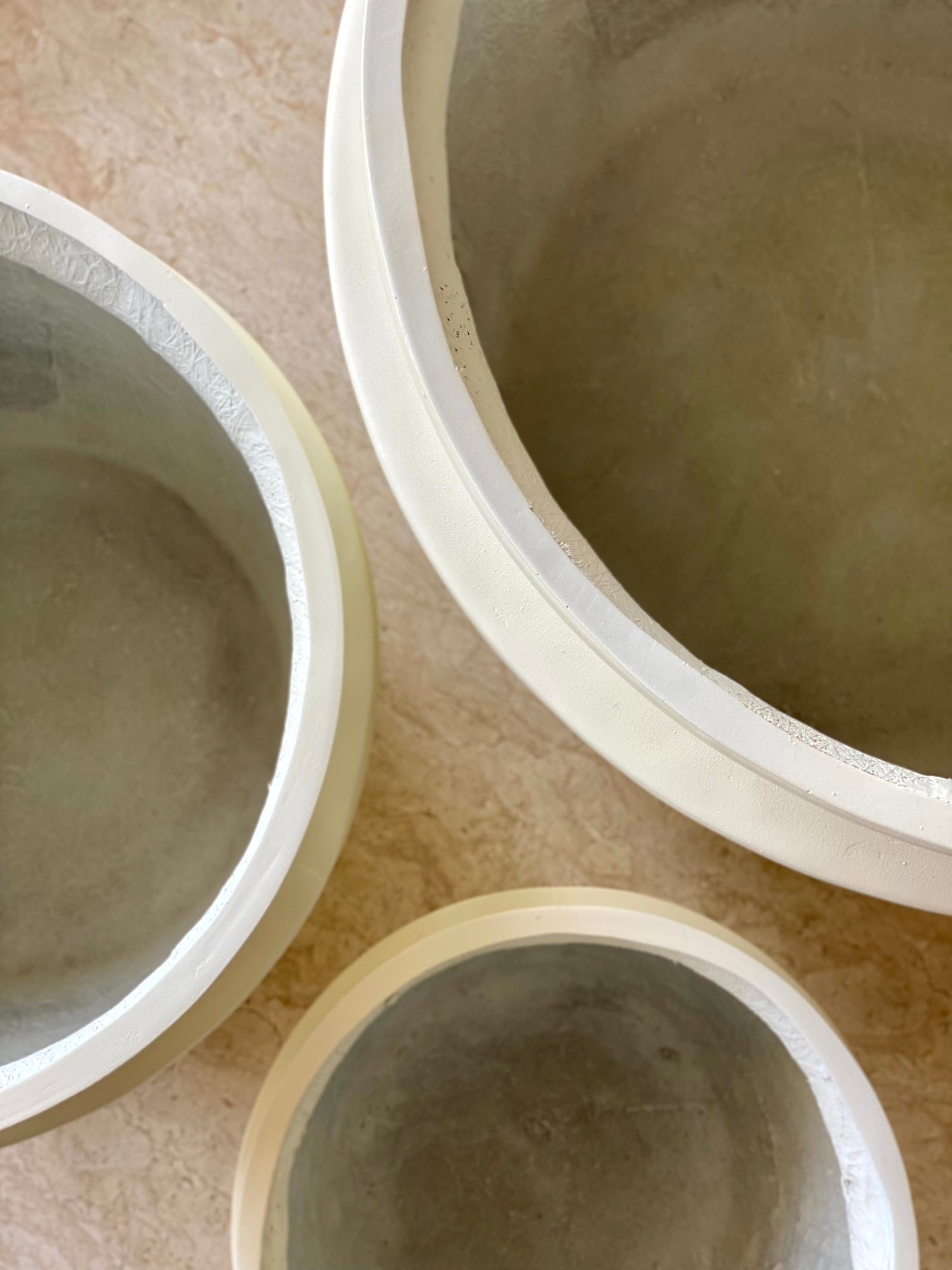 Morrow Planters - Ivory