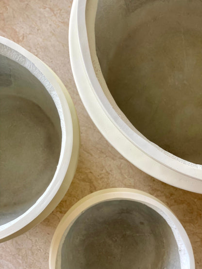 Morrow Planters - Ivory