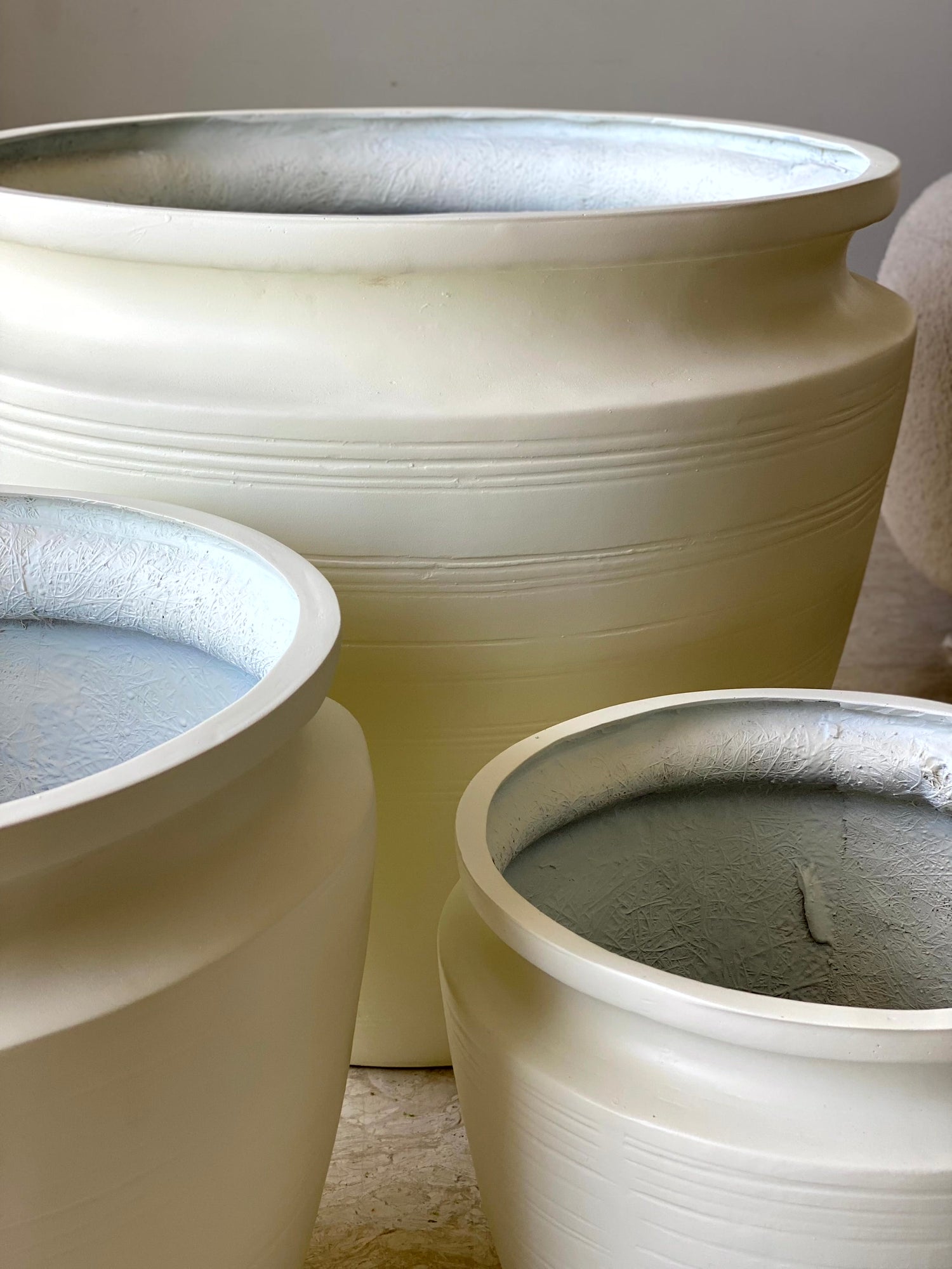 Morrow Planters - Ivory