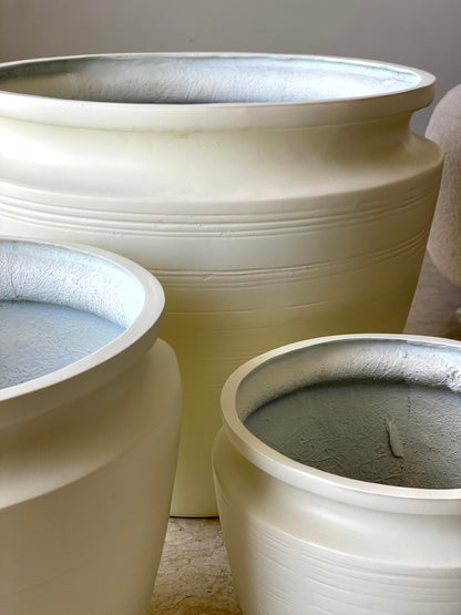 Morrow Planters - Ivory