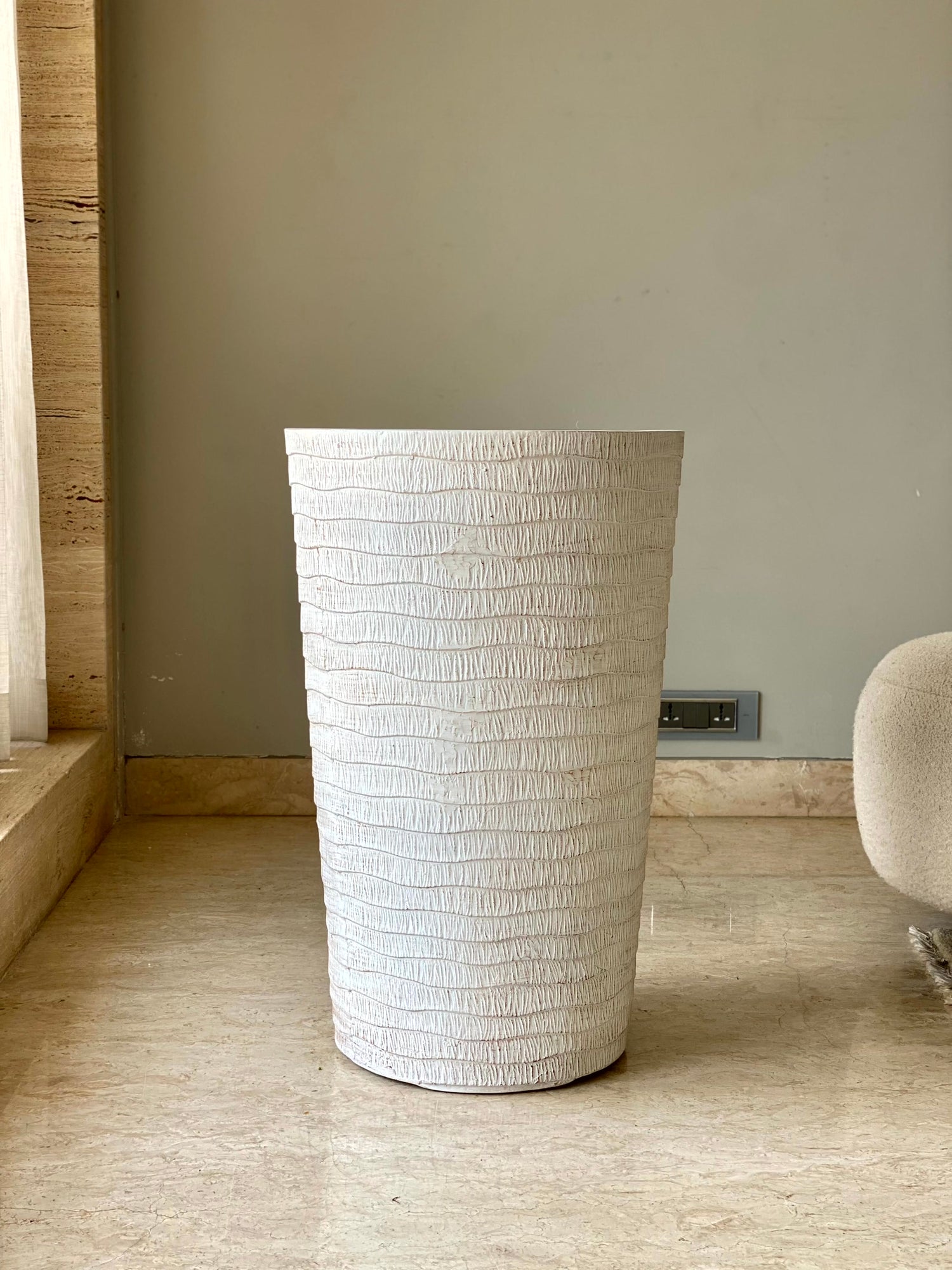 Edena Planters - White