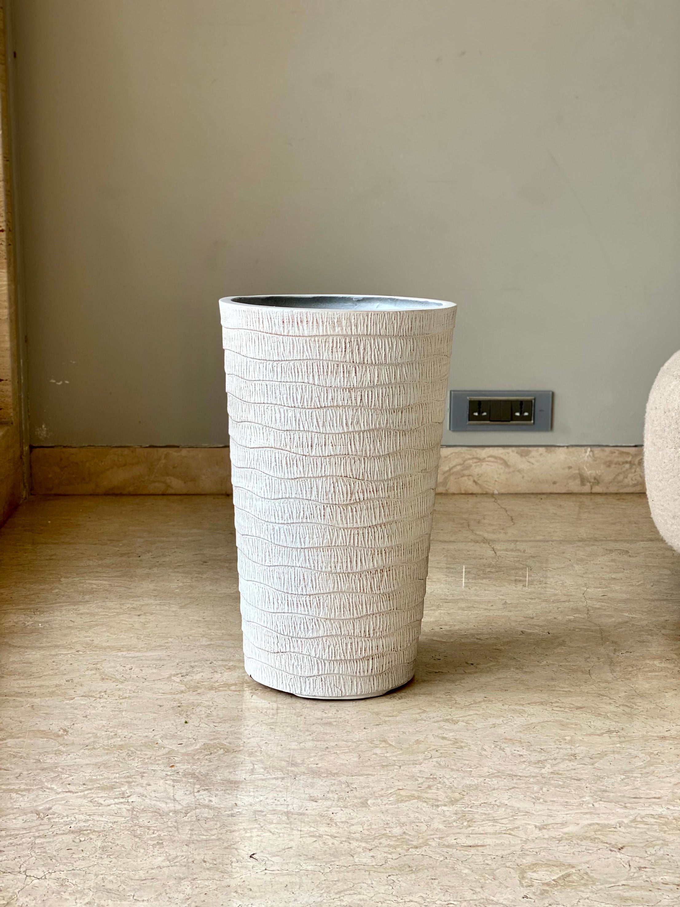 Edena Planters - White