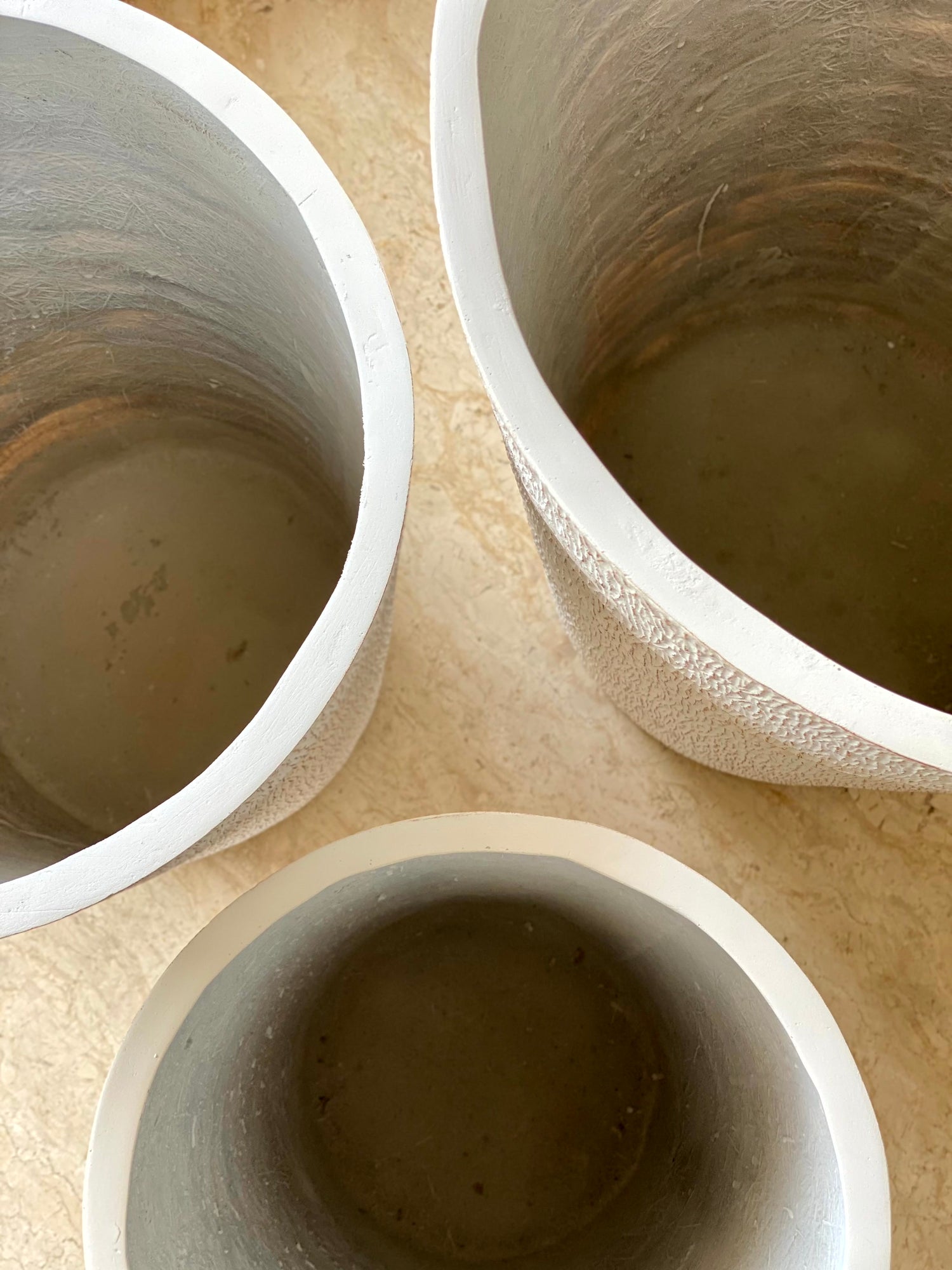 Edena Planters - White