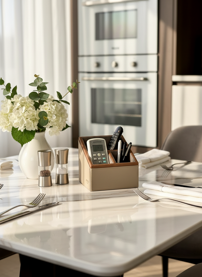 Naples Taupe Remote Holder - 3 Slot