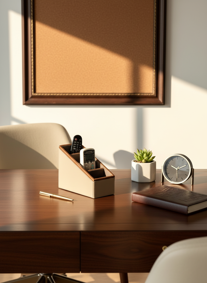 Naples Taupe Remote Holder - 4 Slot