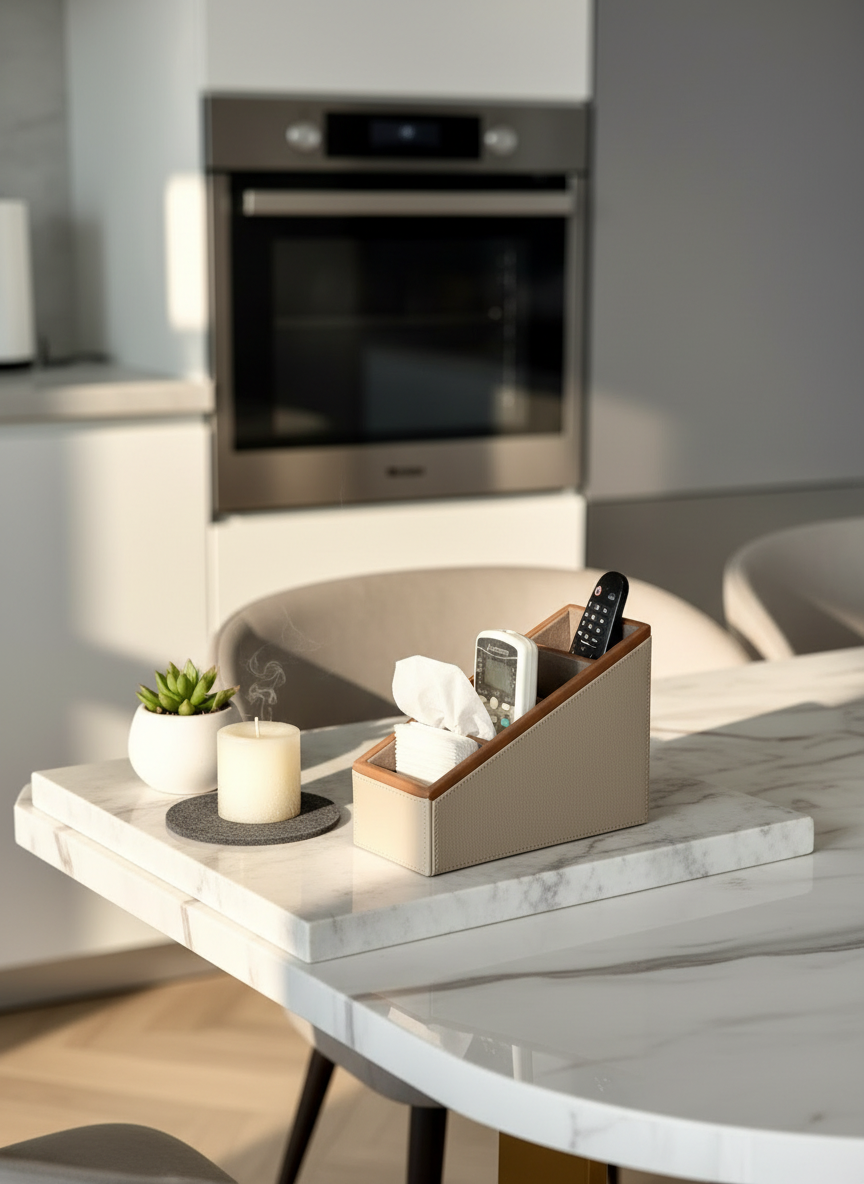 Naples Taupe Remote Holder - 4 Slot