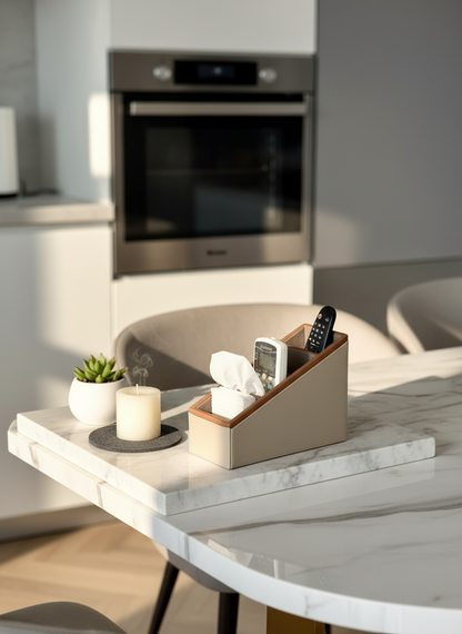 Naples Taupe Remote Holder - 4 Slot