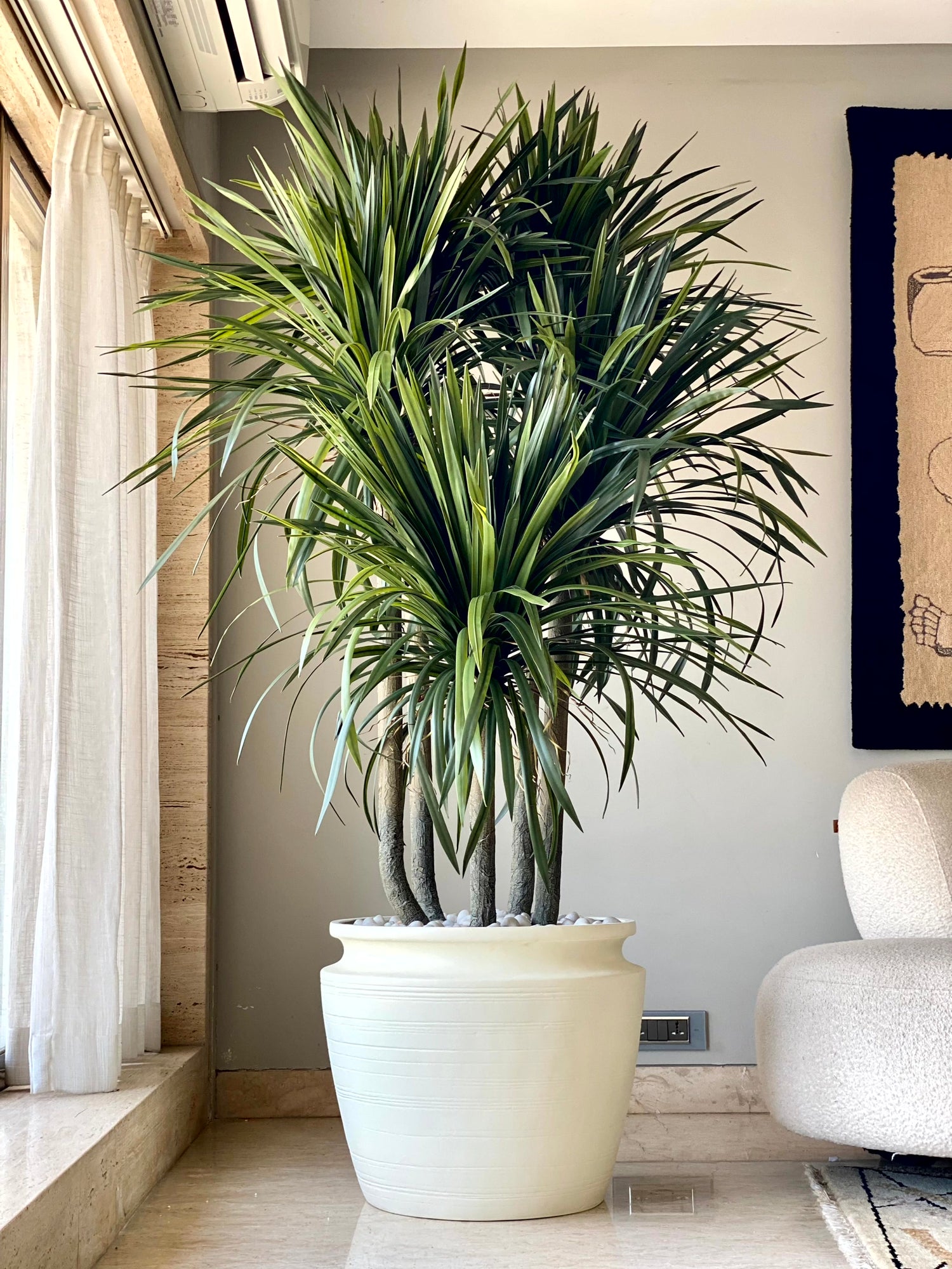 Artificial Dragon Quintara Plant - 7 Feet