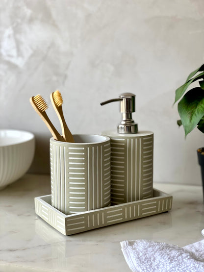Edora Bathroom Set - Beige