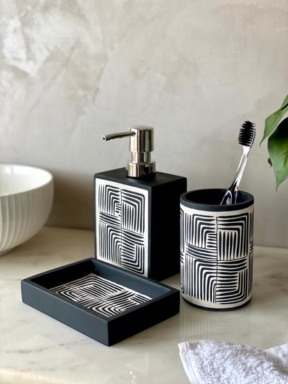Graffique Bathroom Set - (Set of 3)