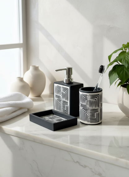 Graffique Bathroom Set - (Set of 3)