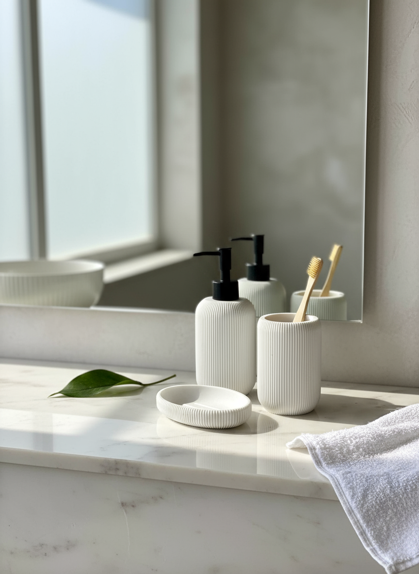Nue Bathroom Set - (Set of 3)