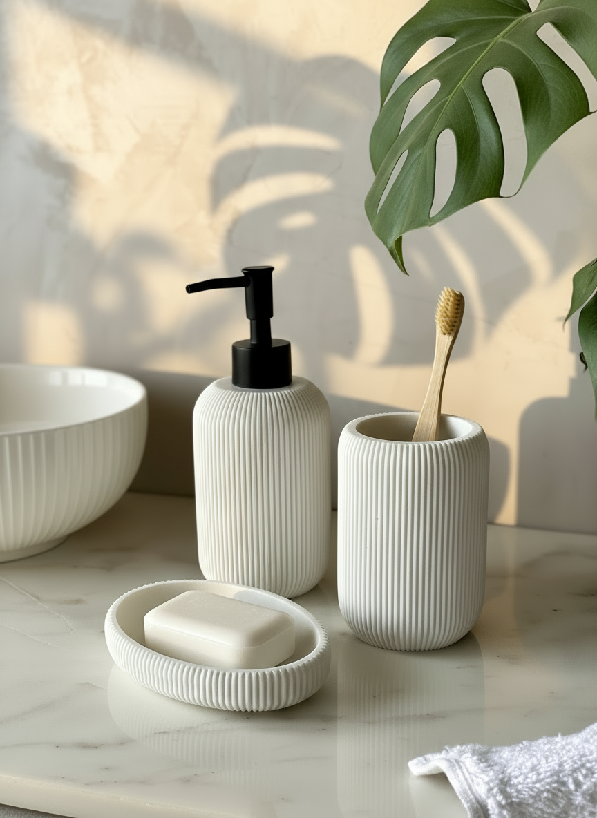 Nue Bathroom Set - (Set of 3)