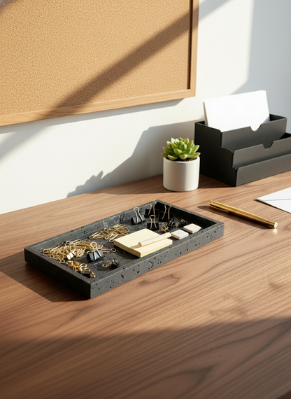 Carrara Napkin Tray - Black