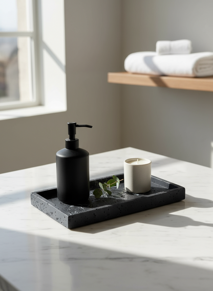 Carrara Napkin Tray - Black