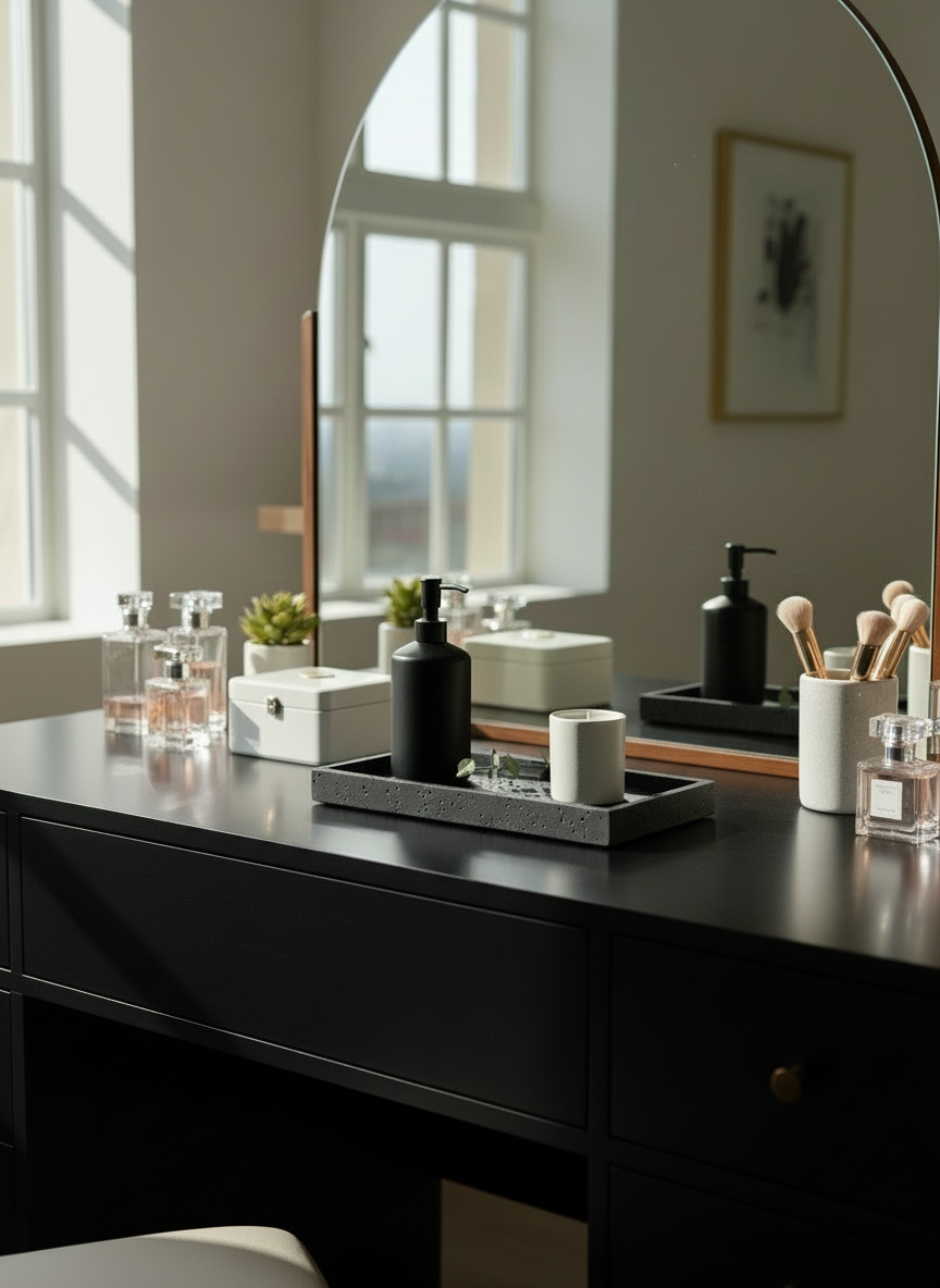 Carrara Napkin Tray - Black