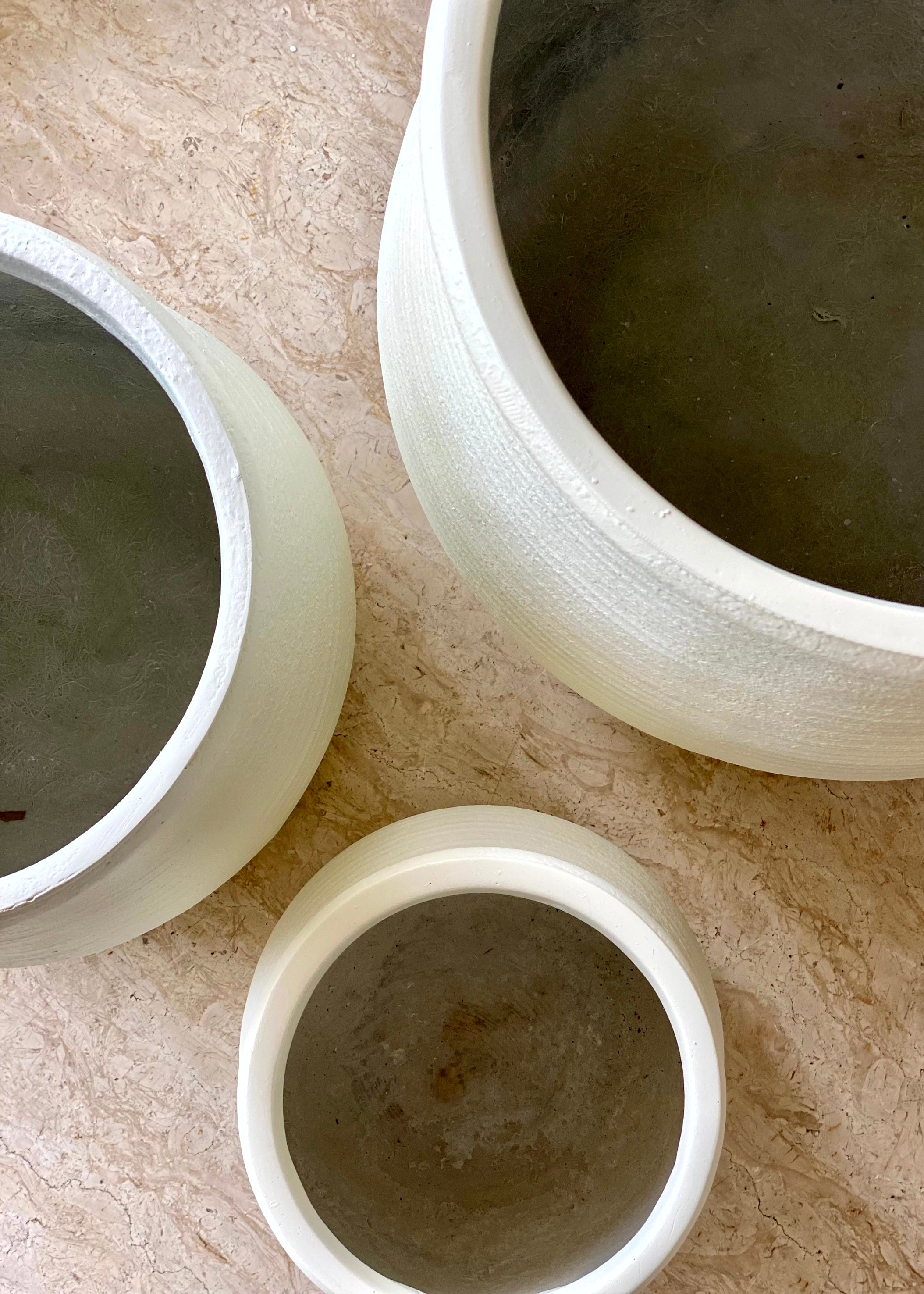 Garden Muse Planters - Ivory