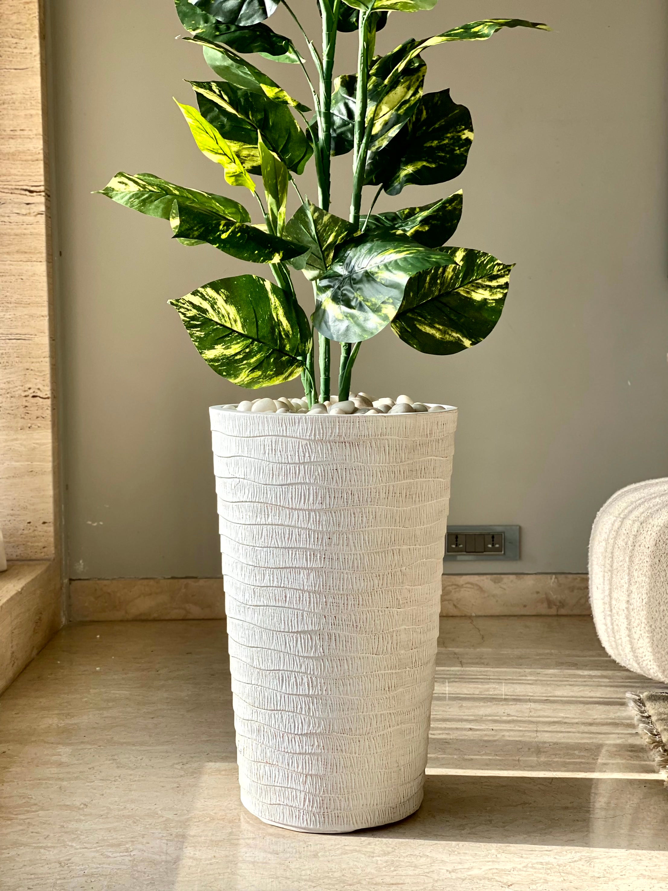 Edena Planters - White