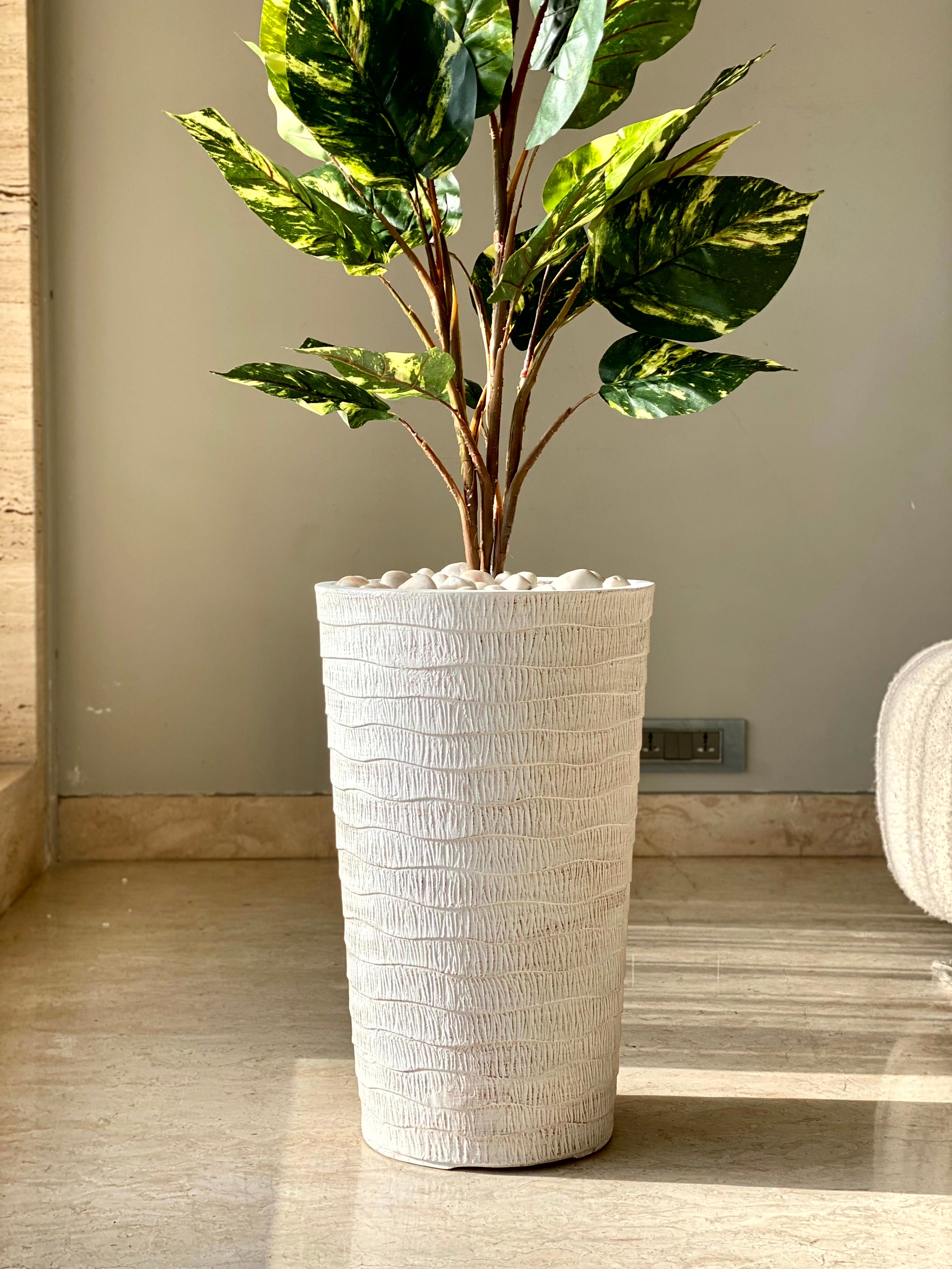 Edena Planters - White