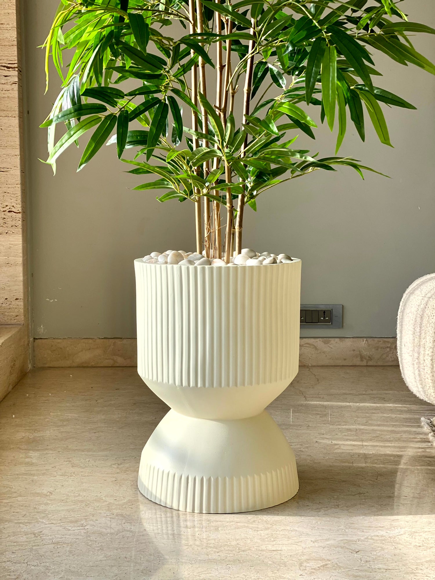 Willow Reversible Planters - Ivory