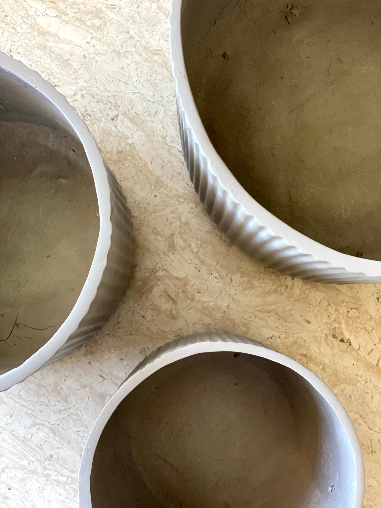 Linear Planters -  Light Grey