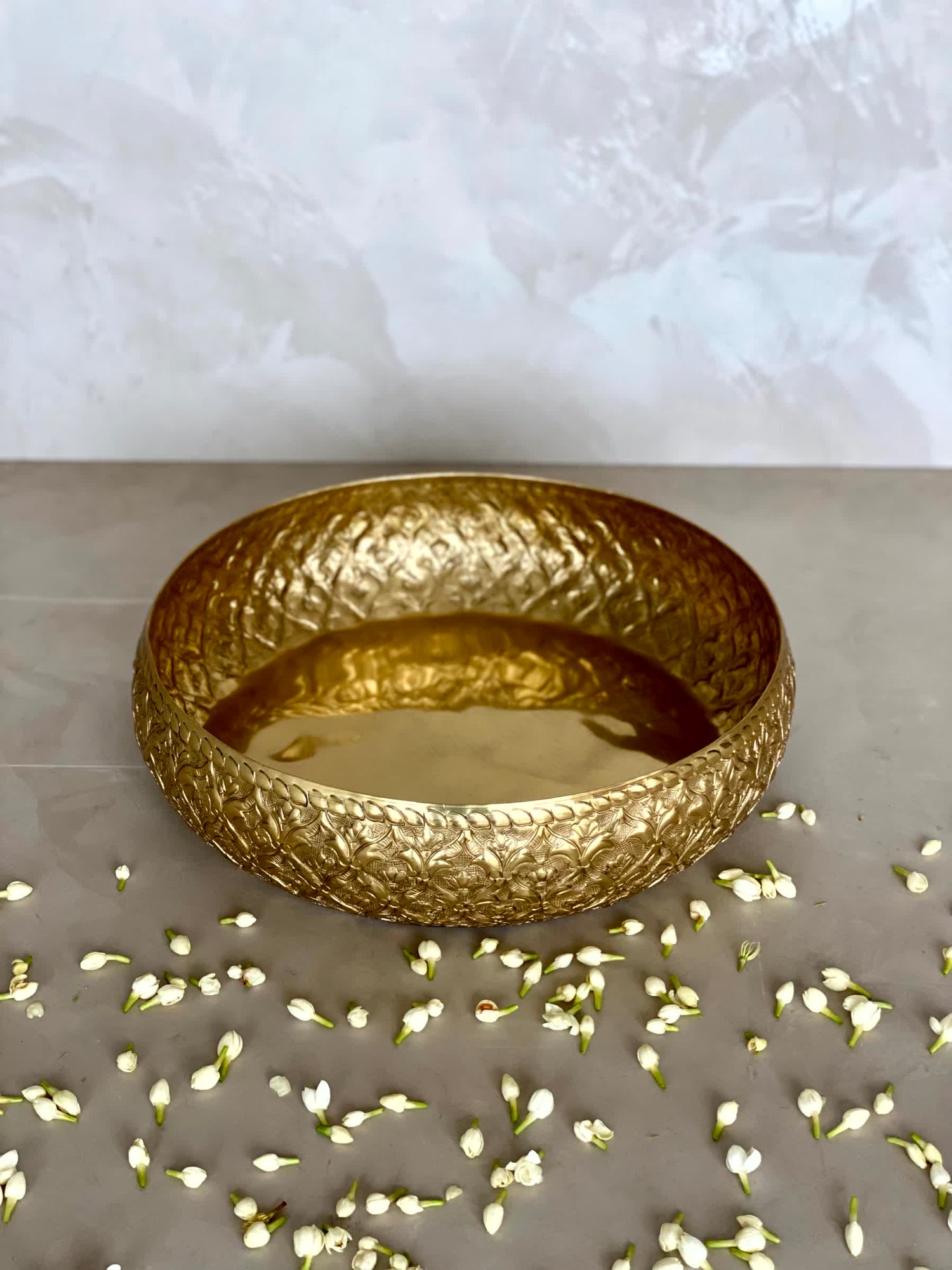 Noor Gold Urli - Large