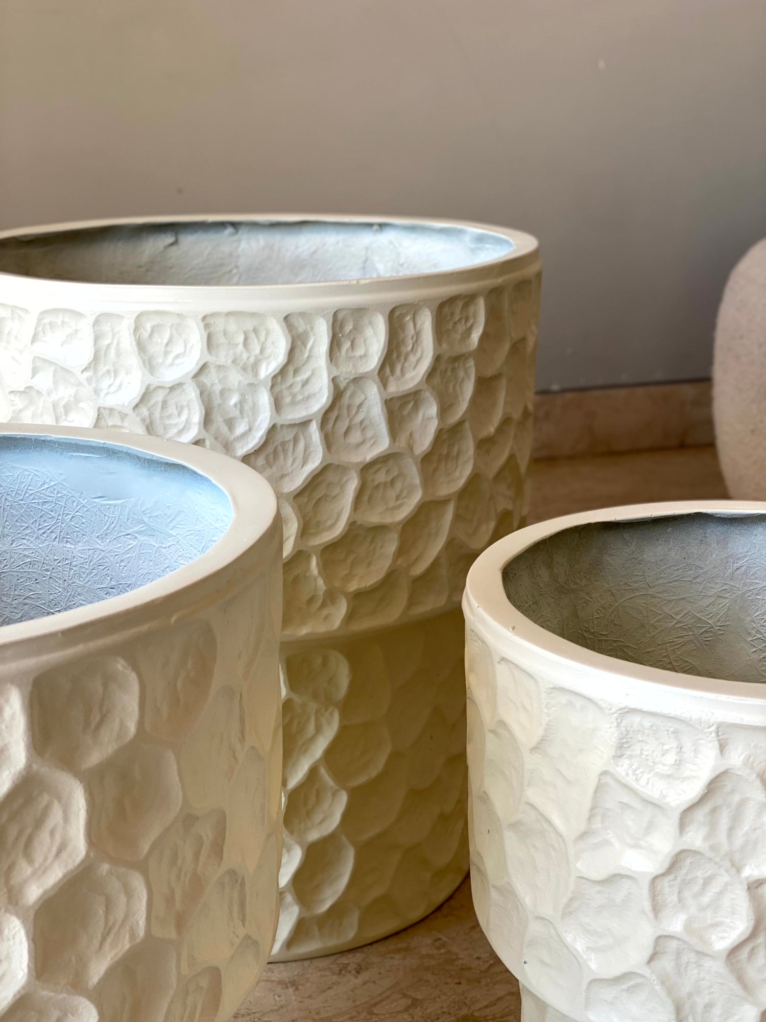 Monet Planters - Ivory
