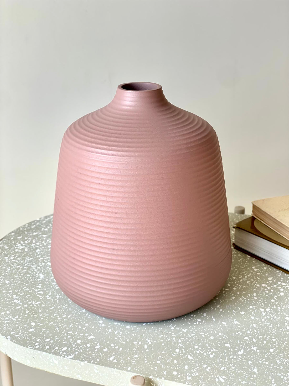 Amphora Coiled Vase Small - Rusty Pink