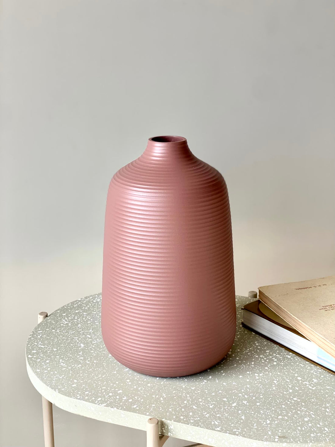 Amphora Coiled Vase Medium - Rusty Pink
