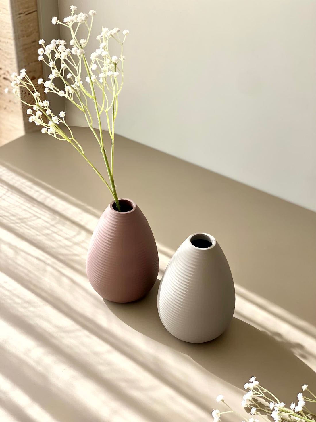 Amphora Oval Vase Medium - Rusty Pink