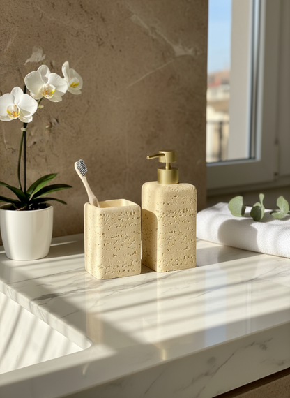 Lasa Bathroom Set - Buttercup (Set of 2)