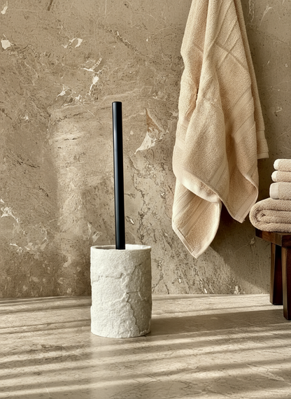 Fossil Toilet Brush - Beige